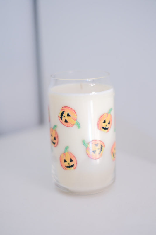 Modern Chandler Candle x Scribs Pumpkin Beer Can Candle