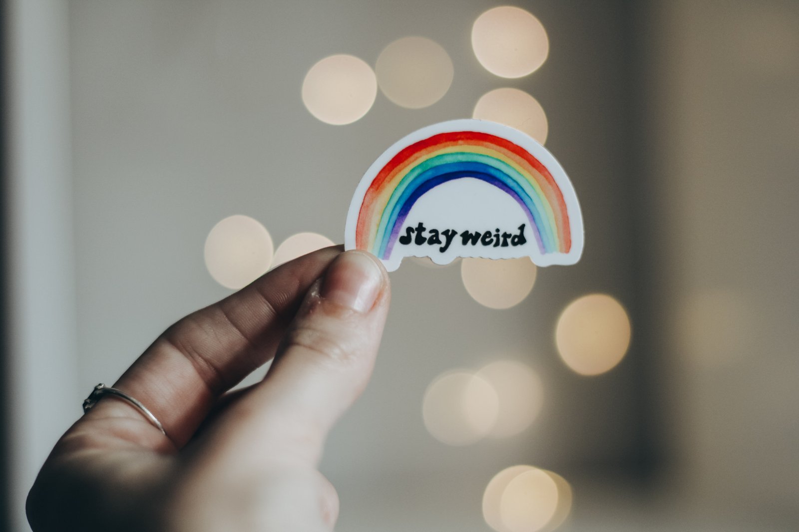 Stay Weird Sticker