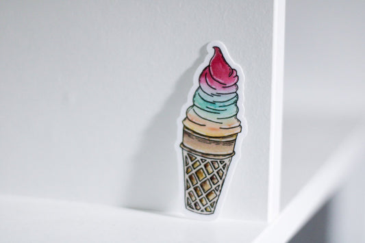 Ice Cream Cone Sticker